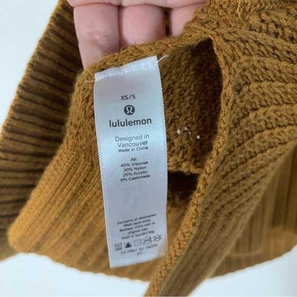 Lululemon womens brown forward flow cape poncho full zip XS/S - Picture 5 of 8
